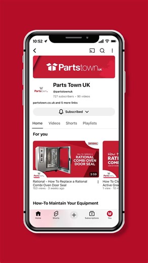Parts Town UK on Instagram: "If you’re looking for expert tech tips across all major OEM brands, including guidance on maintaining, cleaning, and troubleshooting your commercial catering equipment, head over to our YouTube channel today: https://www.youtube.com/@partstownuk #PartsTownUK #TechTips"