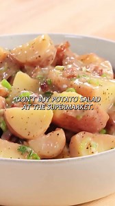 Everyone needs a potato salad recipe in their back pocket when the weather gets warmer. 🥔 I’m channeling my inner French grandmother in this version with fingerling potatoes glossed in a warm, rich bacon vinaigrette. It’s always the first thing to disappear off the potluck table… just saying. Get the full recipe on my website! https://andrewzimmern.com/recipes/andrew-zimmern-cooks-potato-salad/ | Andrew Zimmern