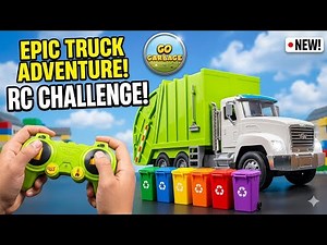 Best RC Garbage Truck for Kids? Driven by Battat Recycling Truck Review & Demo