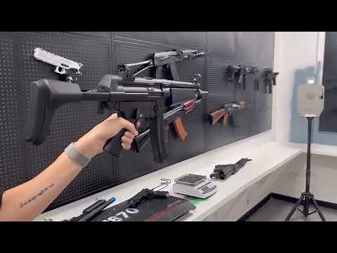 Cyma Mp5 Gel Blaster Gun Shooting Test