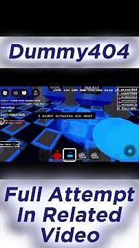Dummy404 //Tanquix UTMM\\\\ #undertale #roblox # #utmm #sans #boss #bossfight #bossbattle #error404san