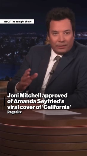 Joni Mitchell gave her stamp of approval on Amanda Seyfried's viral "Tonight Show" performance. 🎶 | Page Six