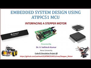 Interfacing a Stepper Motor with AT89C51 (8051) Microcontroller