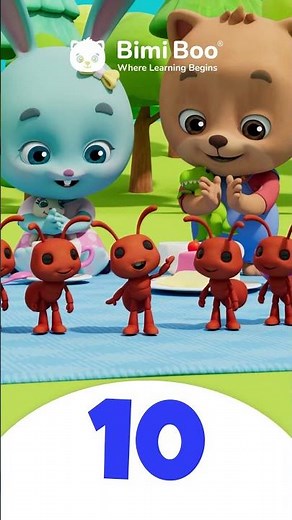 Fourmis Marchant | Comptine pour Maternell #chansonsenfants #comptines #bimiboo