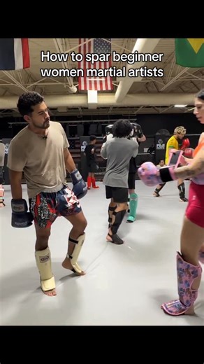 Richard Lopez on Instagram: "How to spar beginner women martial artists"