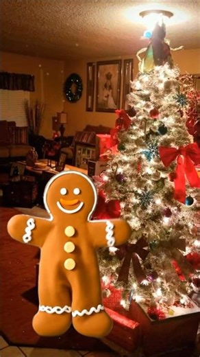 A dancing gingerbread