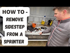 HOW TO - Remove the side step from Mercedes Sprinter