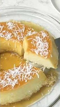 Creamy Coconut Flan #coconut #dessert #easyrecipe