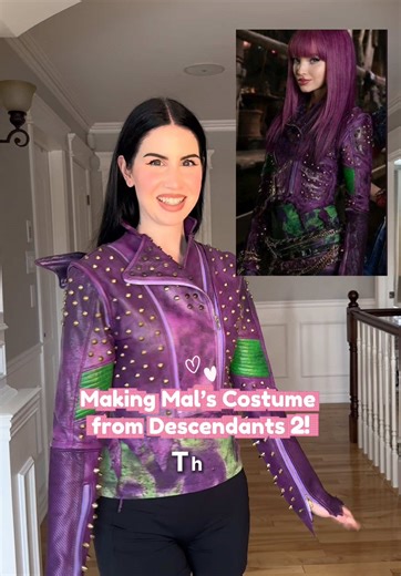 Making Mal’s Descendants 2 costume: The Jacket! Thanks for all the love on my recent Mal posts! Let me know if you guys have any questions! #cosplaytutorial #descendantscosplay #maldescendants #maldescendantscosplay #descendants
