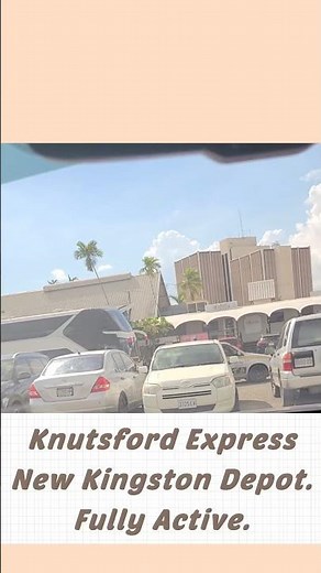 Travelling on the knutsford Express Bus. Kingston to Sangster international Airport.