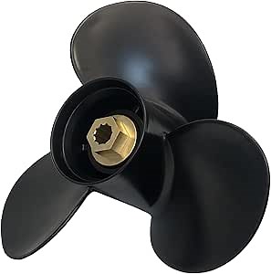 Boat Propeller for Mercury Outboard 9.9HP/15HP (4 Stroke Bigfoot), 20HP/25 HP (2 Stroke) 10 Spline Tooth 10 3/8 x 13 /Outboard Propeller for Mercury SeaPro/Marathon 25 HP Engine Motor 48-19640A40