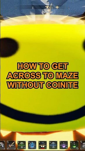 How to get to maze in the forge without coinite #forgeroblox #theforge #robloxforge