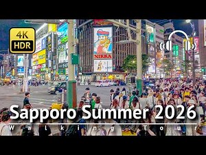 You Should Go Now! Best Time To Visit Sapporo, Hokkaido | Summer 2026 Walking Tour [4K/HDR/Binaural]