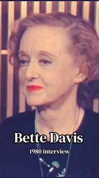 Bette Davis 1980 interview