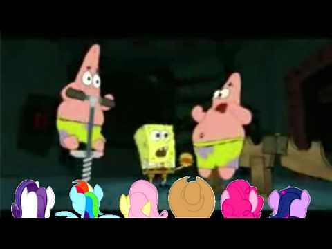 Ponies on Spongebob 4D