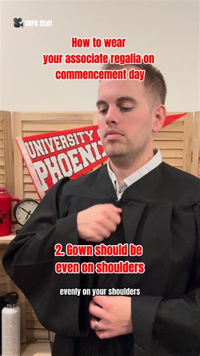 3 reminders for your associate regalia so there's one less thing to worry about on commencement day. | University of Phoenix
