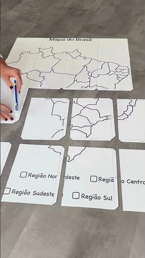 Mapas Gigantes Para Imprimir, Montar e Colorir.