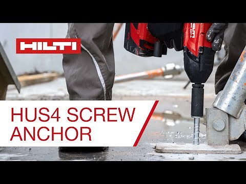NEW: Hilti HUS4 Concrete Screw Anchor