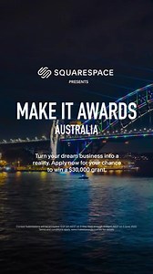 Inspired by the innovation and resilience of Aussie businesses, Squarespace has launched the first 'Make It Awards' in Aus. | Vivid Sydney