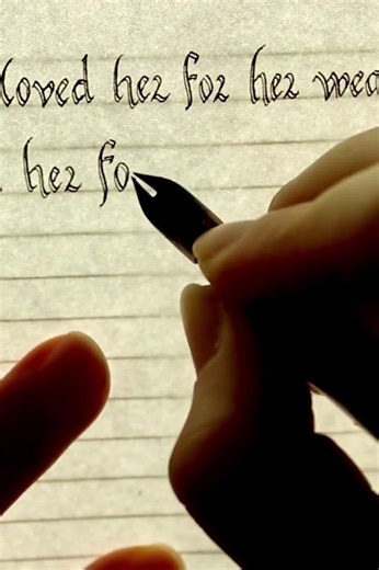 Handwriting E. A. Poe’s “Lenore” Part 5