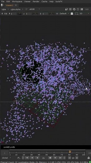 Making particles interact with objects in Nuke #nuke #compositing #vfx #tipsandtricks #tutorials