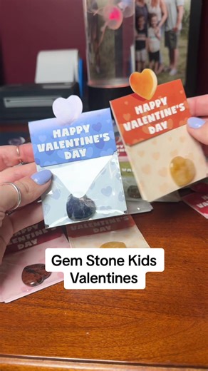 Gem Stone Kids Valentines for Classroom Fun