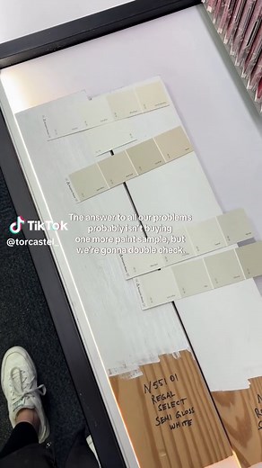 Renovating with Benjamin Moore: White Dove & Swiss Coffee
