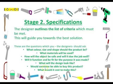 Design: Stage 2 the design Brief - Design and Technology