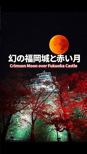皆既月食2025｜赤い月が夜空を染める【Lunar Eclipse 2025｜The Red Moon Colors the Night Sky】