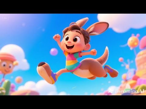 Jump Like a Kangaroo | Fun Action Song for Kids | Animal Movement Nursery Rhyme