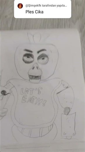 chicka draw #fnaf #draw