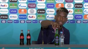 Paul Pogba removes Heineken beer bottle after Cristiano Ronaldo Coke snub | LBC