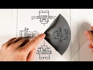 I Tried Animation without a Screen (Barrier Grid Patterns)