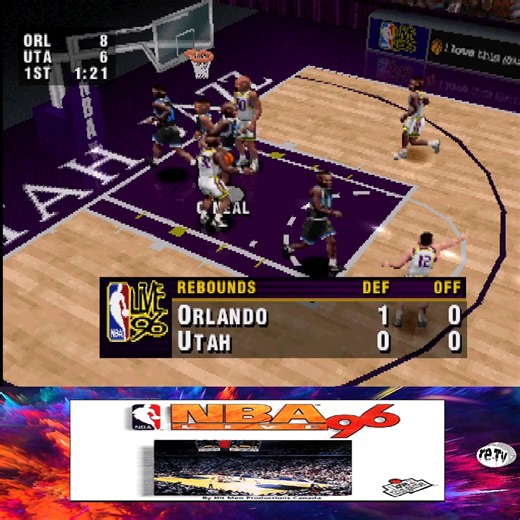 NBA Live 96 (PS1) what a difference between the older 16/32 bit consoles..... | Retro-Entertainment TV