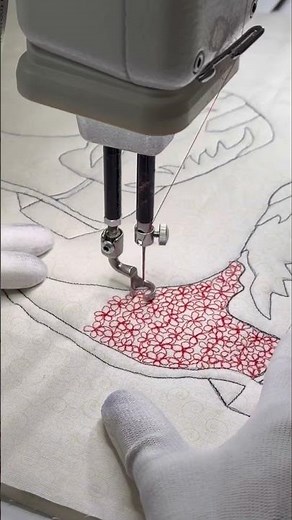 #quiltingtechniques #freemotionembroidery #threadpainting #freemotionquilting