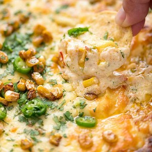 This is seriously addictive 🤤 https://www.recipetineats.com/hot-corn-dip/ | RecipeTin