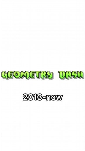 Geometry Dash historical logos
