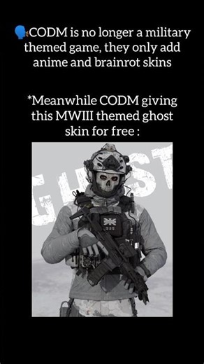 codm is giving free ghost character💀🔥 #callofduty #callofdutymobile #gaming #shorts