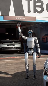 Some offices have a dog. We have a robot. Meet Zeeky. He’s part of the team now. #Zeekr #ZeekrEurope #ZeekrTech | Zeekr Europe