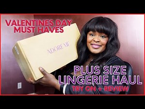 MASSIVE ADORE ME PLUS SIZE TRY ON HAUL + REVIEW | MUST HAVE ITEMS FOR VALENTINES DAY 2022