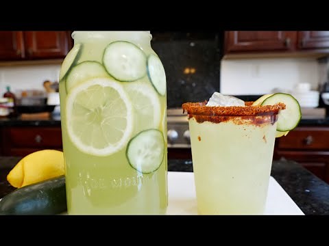 How to make THE BEST Fresh Cucumber Lemonade (Agua Fresca)