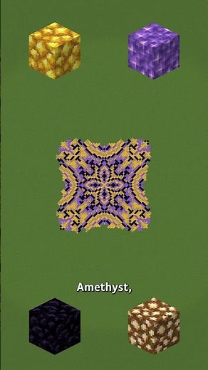 Minecraft patterns with your favorite blocks