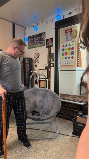 He got up to do a little line dancing with me during live band practice with my fam😎 #mswarrior #lovestory #familyiseverything #couplesgoals #caregiver | Lindsay Wadman Kelly