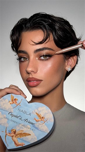 NABLA Cosmetics | With a seamless ART OF SKIN base and a soft brown shimmery eye courtesy of the Cupid’s Arrow Cool Serenity Kit, @mrdanielmakeup brings the... | Instagram