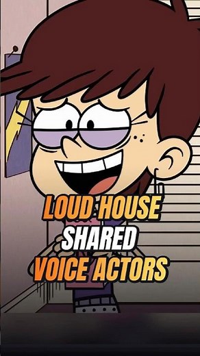 Loud House Shared Voice Actors.#celebrity #theloudhouse #voice ce