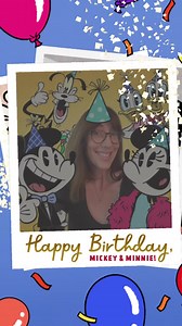 532 reactions · 99 shares | In honor of this special day, we’re celebrating with a surprise – and you’re invited! Help us wish Mickey & Minnie a happy birthday and join the party with our new filter! Record your video and tag Mickey Mouse to share | Mickey Mouse | Facebook