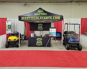 SUV-Friendly Mini Collapsible Golf Cart | Mantis Micro Cruzer