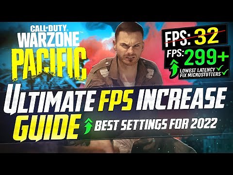 🔧 COD: WARZONE PACIFIC Dramatically increase performance / FPS with any setup! *BEST SETTINGS* 🖱️🎮✔️