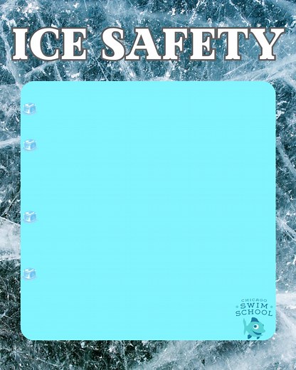 As winter approaches, it’s important to remind our families that ice safety matters. 🧊 Even when it looks solid, ice can be unpredictable — especially near docks, inlets, or moving water. Teach your kids: ✅ Never go on ice alone ✅ Check ice thickness (4 inches minimum for walking) ✅ Watch for cracks, slush, or color changes ✅ Always have adult supervision near frozen ponds or lakes Staying informed helps prevent accidents — because safety doesn’t stop when swim season ends! 💙 #ChicagoSwimSchoo