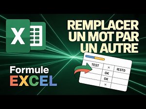 ✨ Excel: Remplacer un mot par un autre facilement !